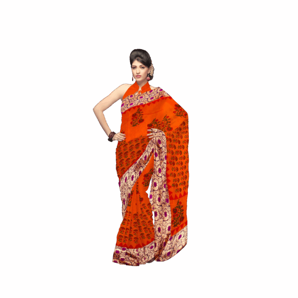 Red Women Saree